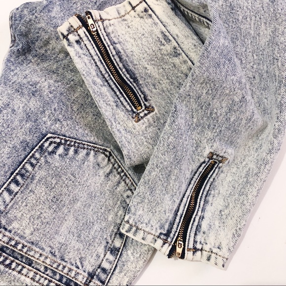 Vintage Acid Wash Zip Ankle Jordache High waisted - Picture 5 of 8